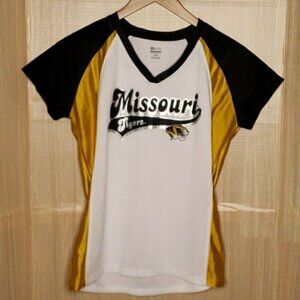 University Of Missouri Scoop Neck Top Small